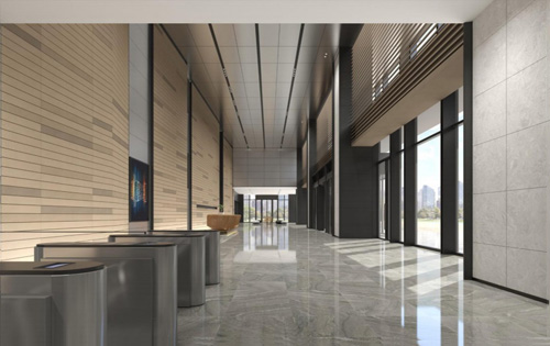 佑安国际大厦周大堂